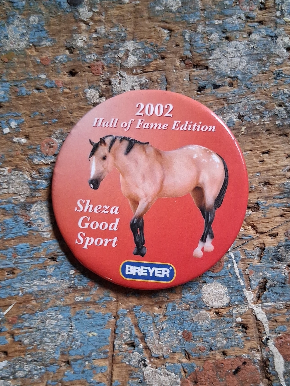 Breyer Sheza Good Sport Button Pin